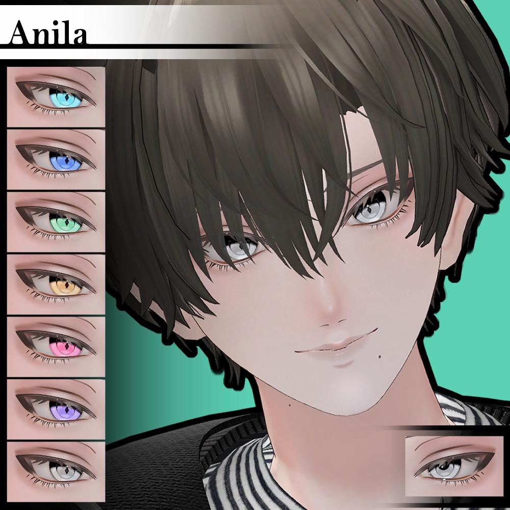 【複数アバター対応】Vol.2ダリラアイ【Eye texture】