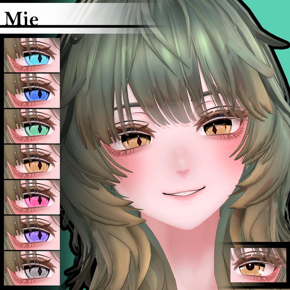 【複数アバター対応】Vol.2ダリラアイ【Eye texture】