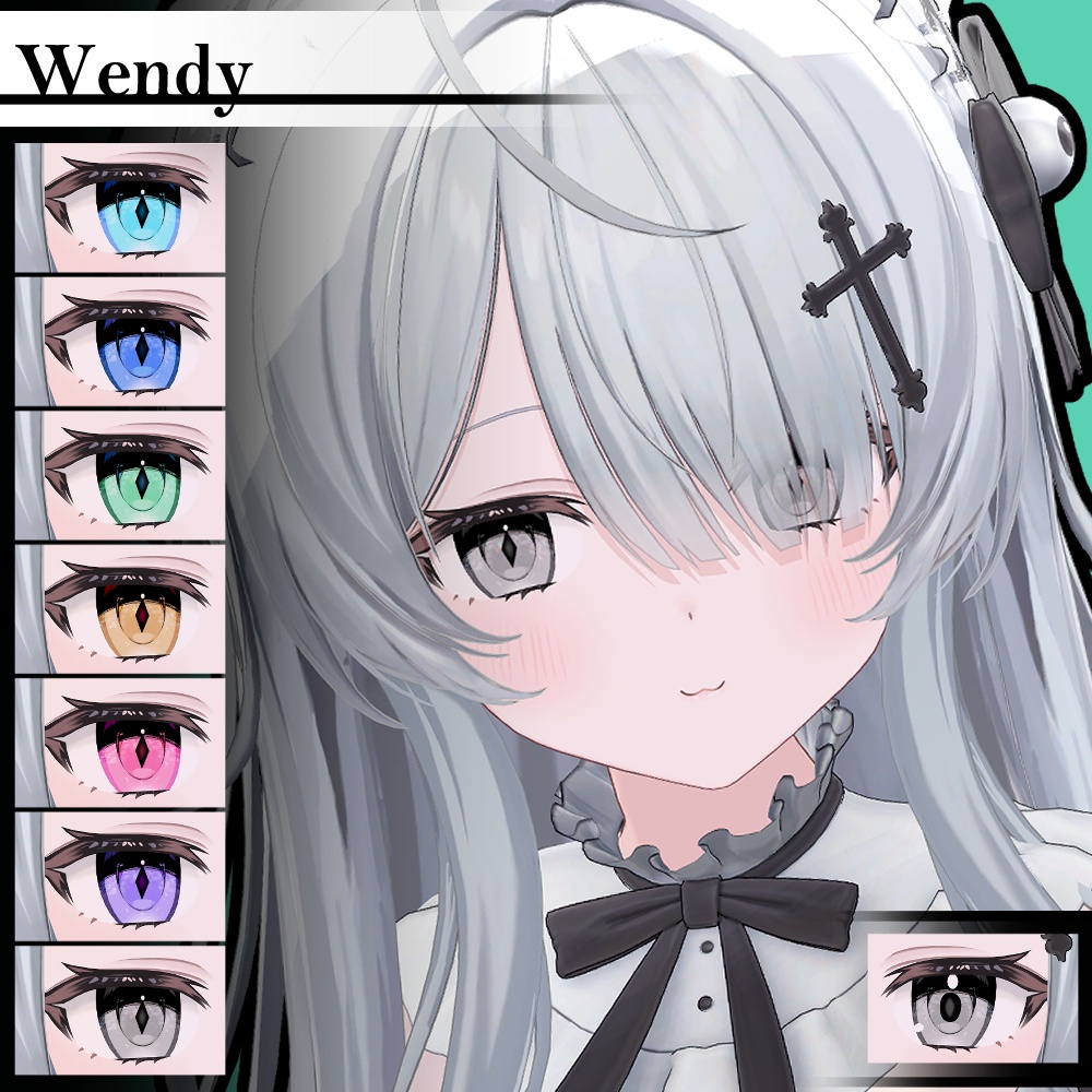 【複数アバター対応】Vol.2ダリラアイ【Eye texture】