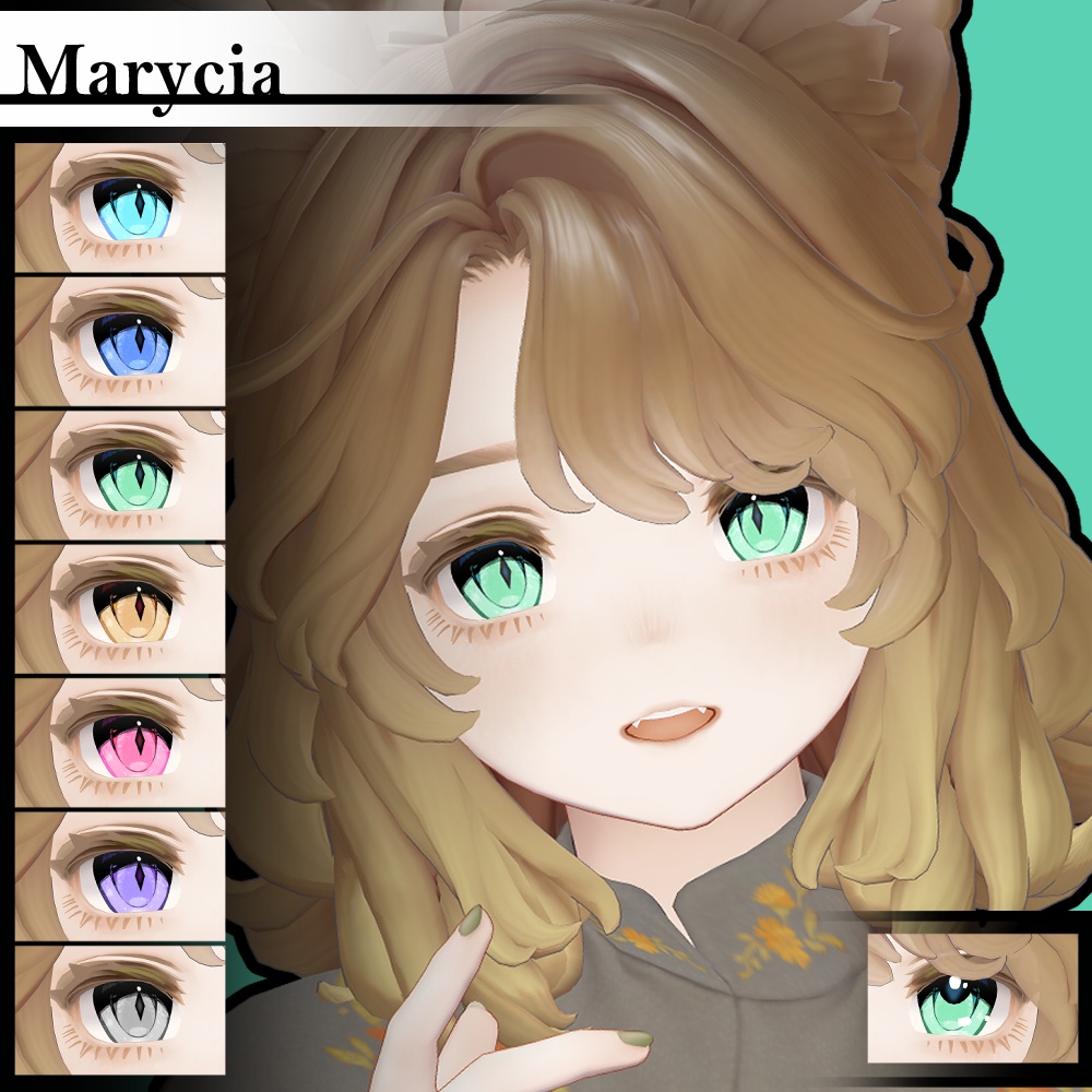 【複数アバター対応】Vol.2ダリラアイ【Eye texture】