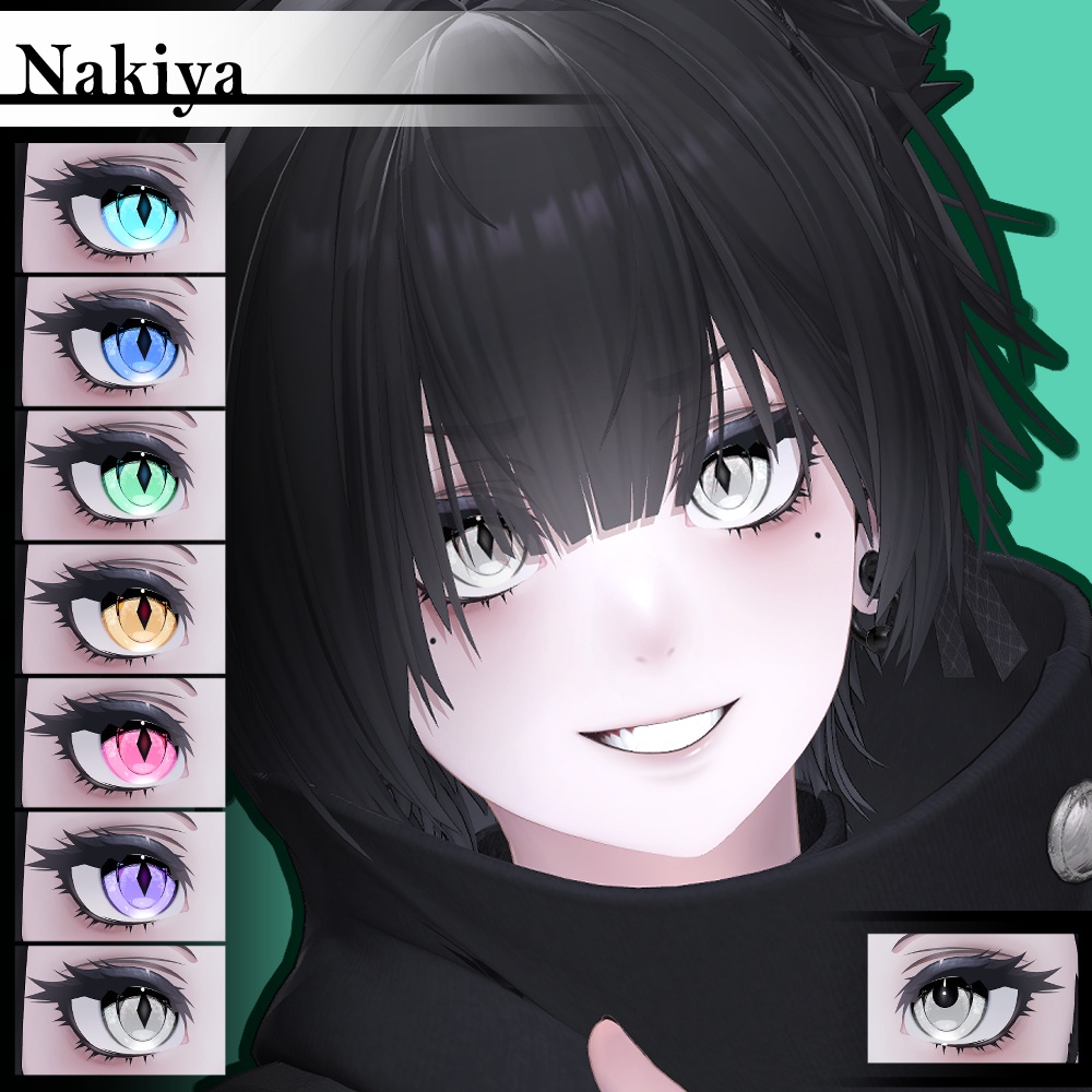 【複数アバター対応】Vol.2ダリラアイ【Eye texture】