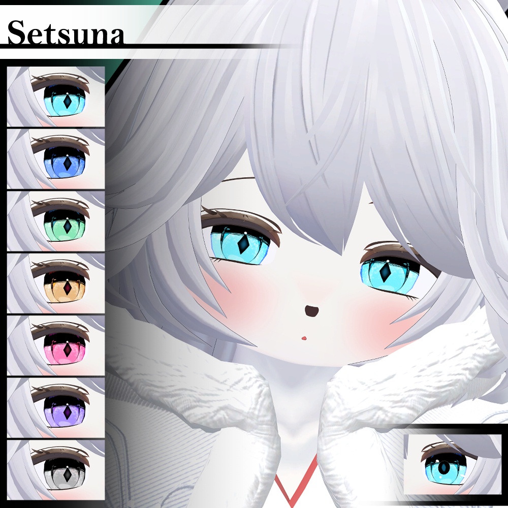 【複数アバター対応】Vol.2ダリラアイ【Eye texture】