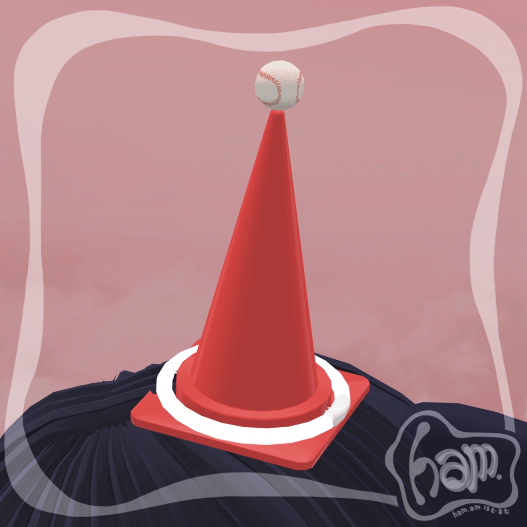 【無料・VRC想定・MA対応】ありあわせとんがり帽子 Sankaku Corn Hat【アクセサリー】