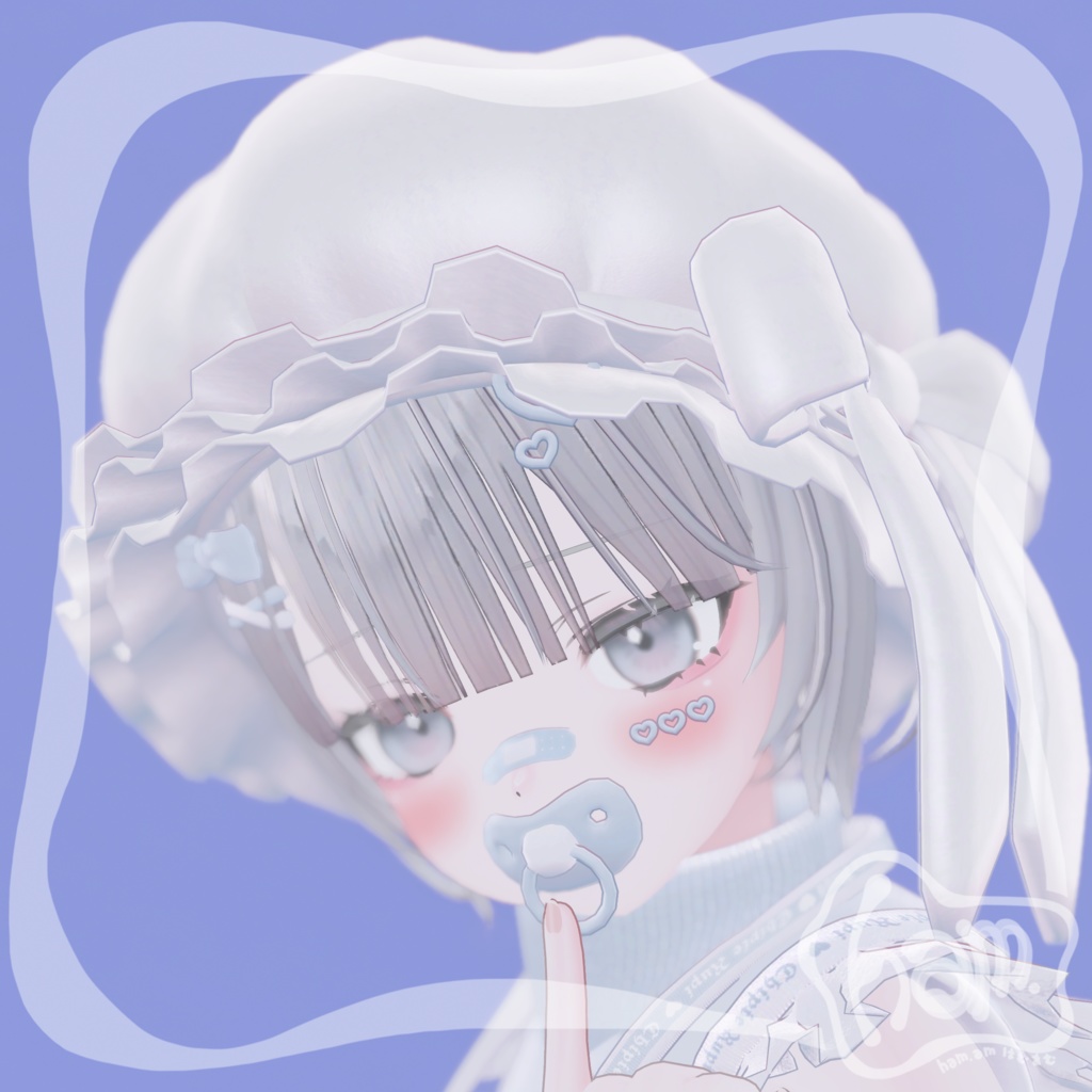 【VRC想定・MA対応】ナイトキャップ Nightcap【アクセサリー】