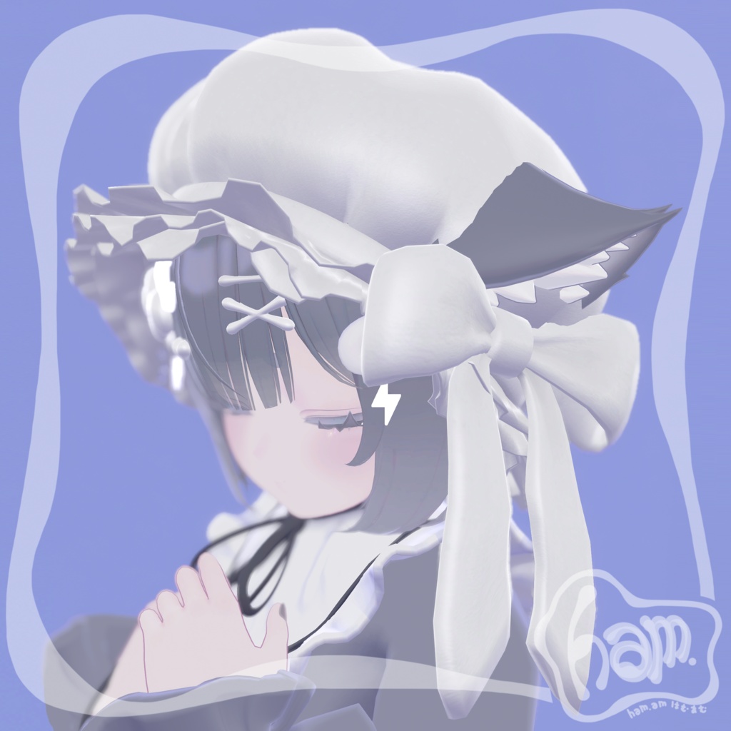 【VRC想定・MA対応】ナイトキャップ Nightcap【アクセサリー】