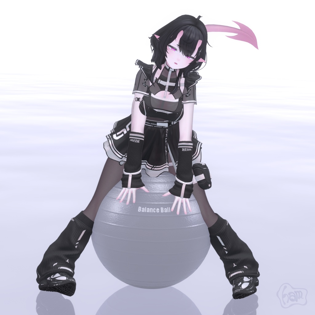 【VRC想定・MA対応】バランスボール Balance Ball【アクセサリー】