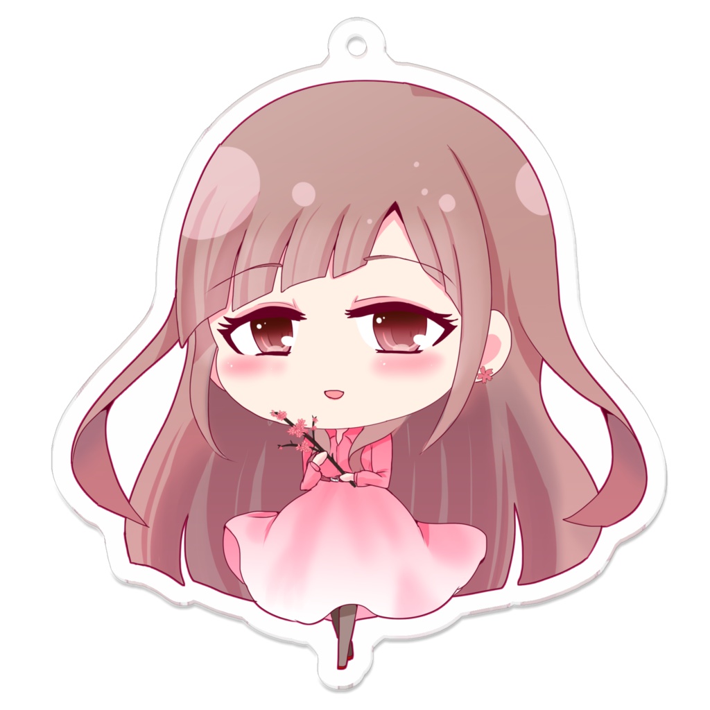 【蛆の住処】小木曽美夜子アクリルキーホルダー(ティラノゲームフェス佳作記念)