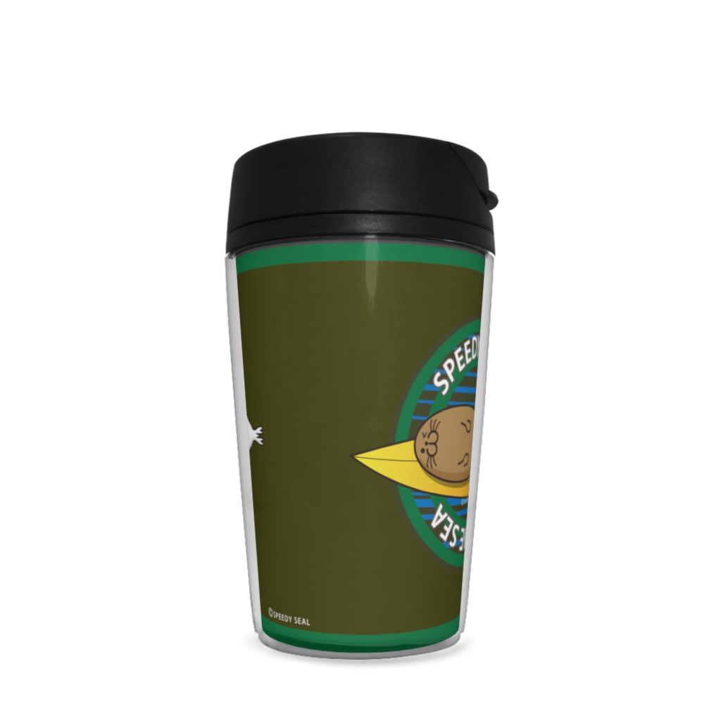 タンブラー「SPEEDY SEAL」 アザラシ サーフィンタイプ