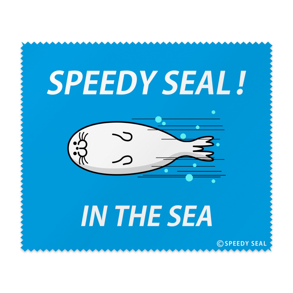 メガネ拭き「SPEEDY SEAL」 アザラシ ベーシックタイプ