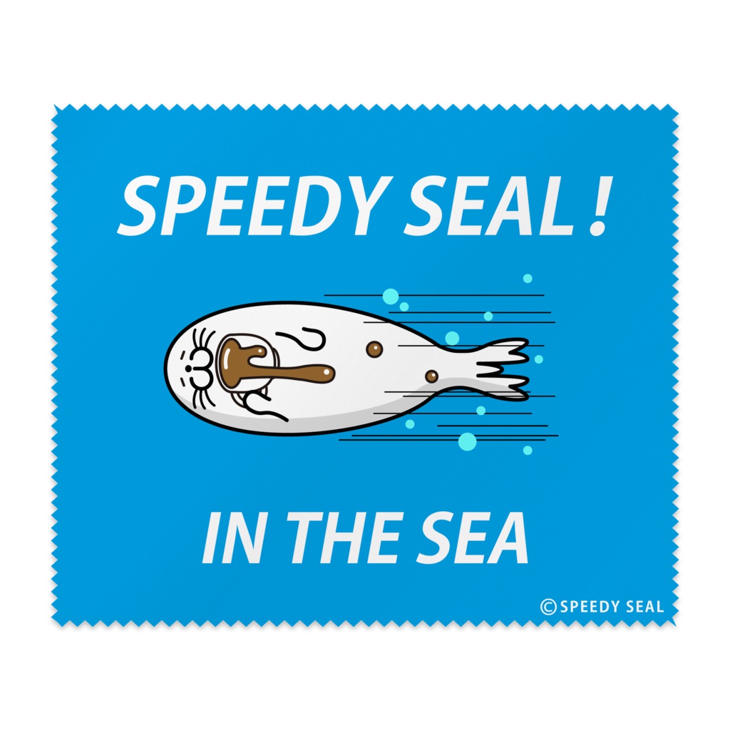 メガネ拭き「SPEEDY SEAL」 アザラシ コーヒーブレイクタイプ