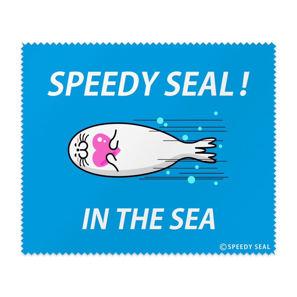 メガネ拭き「SPEEDY SEAL」 アザラシ 大好きタイプ
