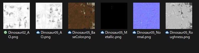 【3Dモデル】スピノサウルス(PBRテクスチャ・Hi & Low Polyセット)