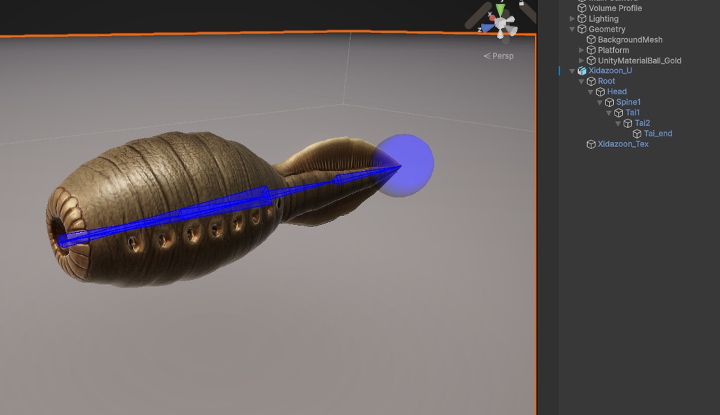 【3Dモデル】シダズーン(PBRテクスチャ・フルセット)+Unityデータ+ボーン組み込み