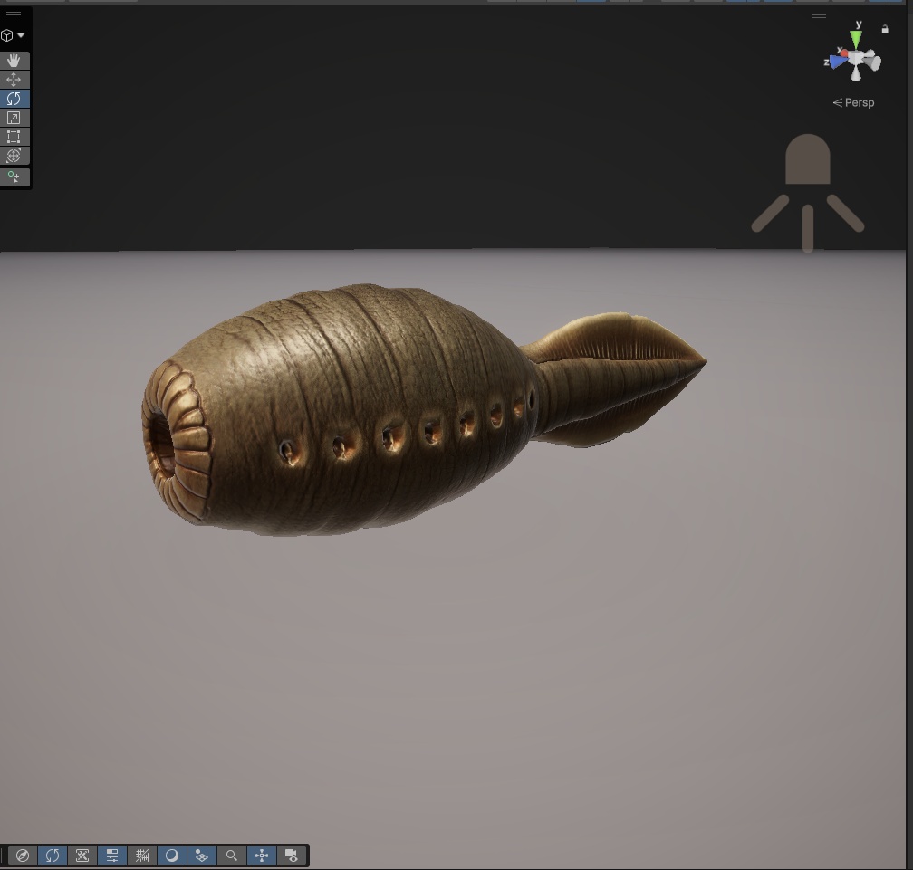 【3Dモデル】シダズーン(PBRテクスチャ・フルセット)+Unityデータ+ボーン組み込み