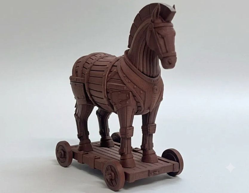 トロイの木馬 3Dモデル【Blender / FBX / 3Dプリント対応】
