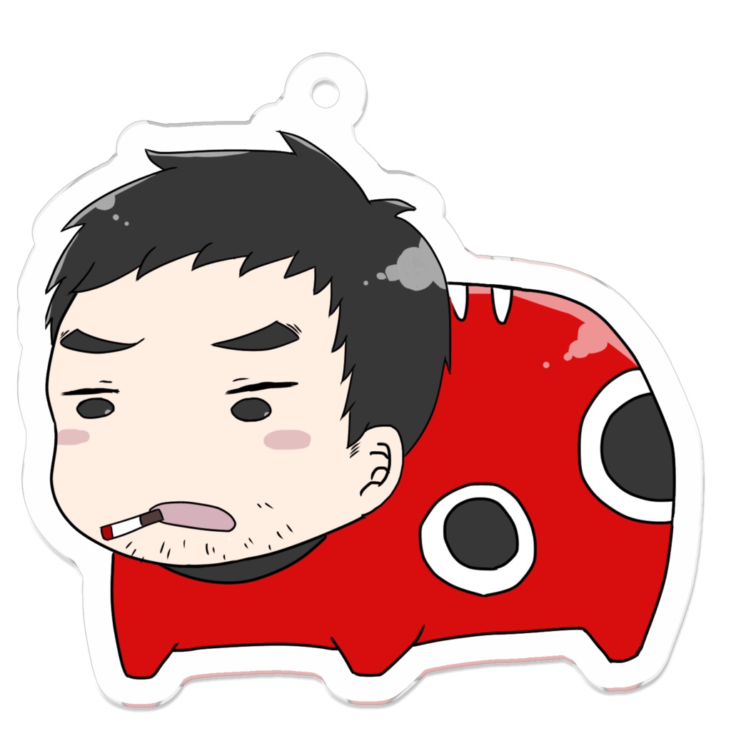 堂べこさんアクリルキーホルダー