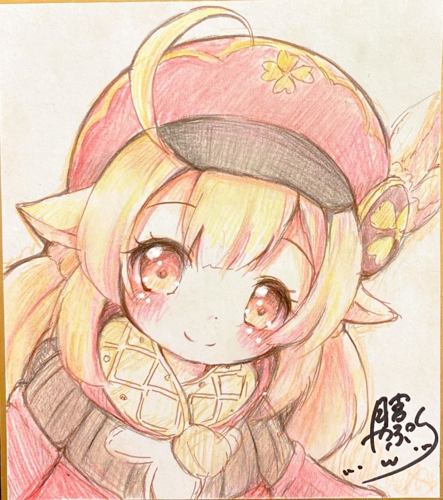 一般販売】原神 クレー ミニ色紙 - ちびカフェOnlineShop - BOOTH