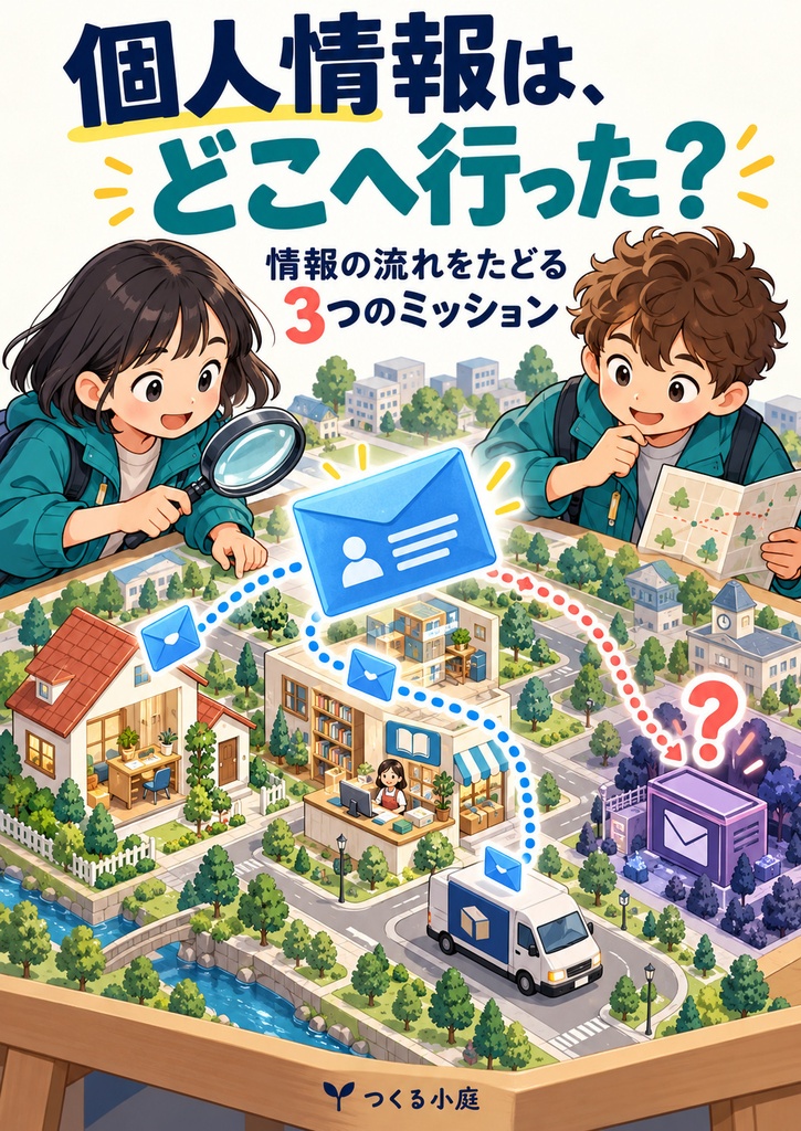 個人情報は、どこへ行った？｜親子でたどる3つのミッション【全10ページPDF】