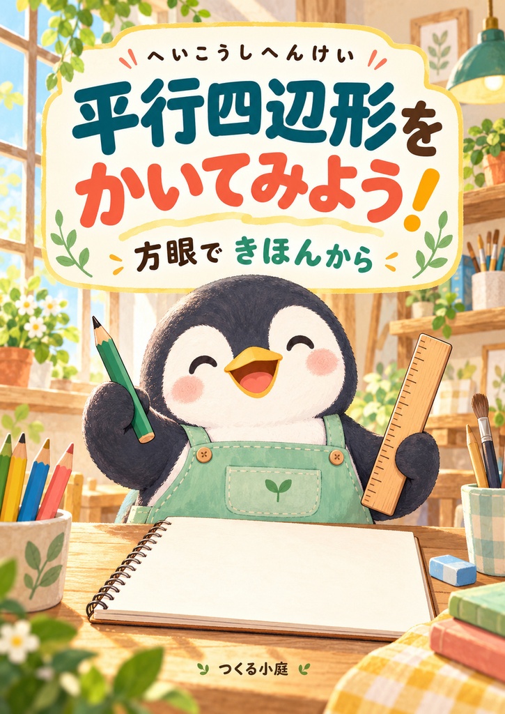 【PDF】平行四辺形をかいてみよう！｜図形が苦手な人の方眼レッスン