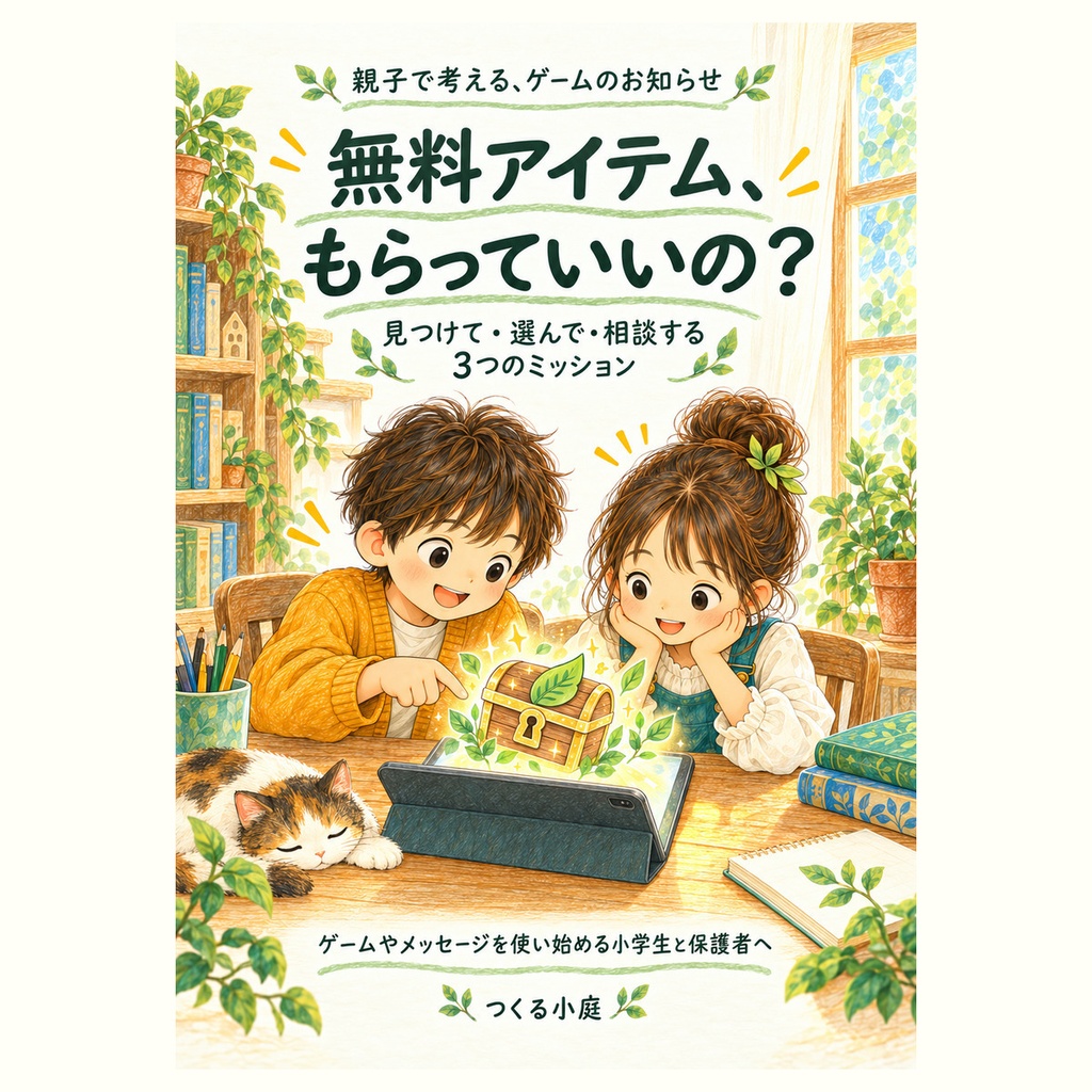 無料アイテム、もらっていいの？｜親子で考える3つのミッション【PDF・全10ページ】