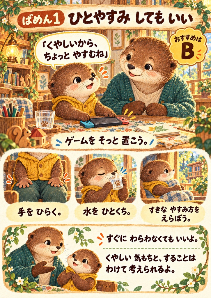 まけた!くやしい!どうする?|親子で考えるゲームの気もち【12ページPDF】