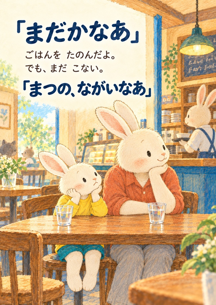 まだかな? まってるあいだ、なにする?|親子で読む絵本と4種類のカード【24ページPDF】