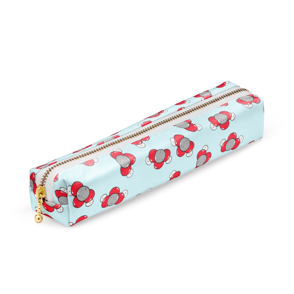 「炭酸」のペンケース/もちっと分子モデル