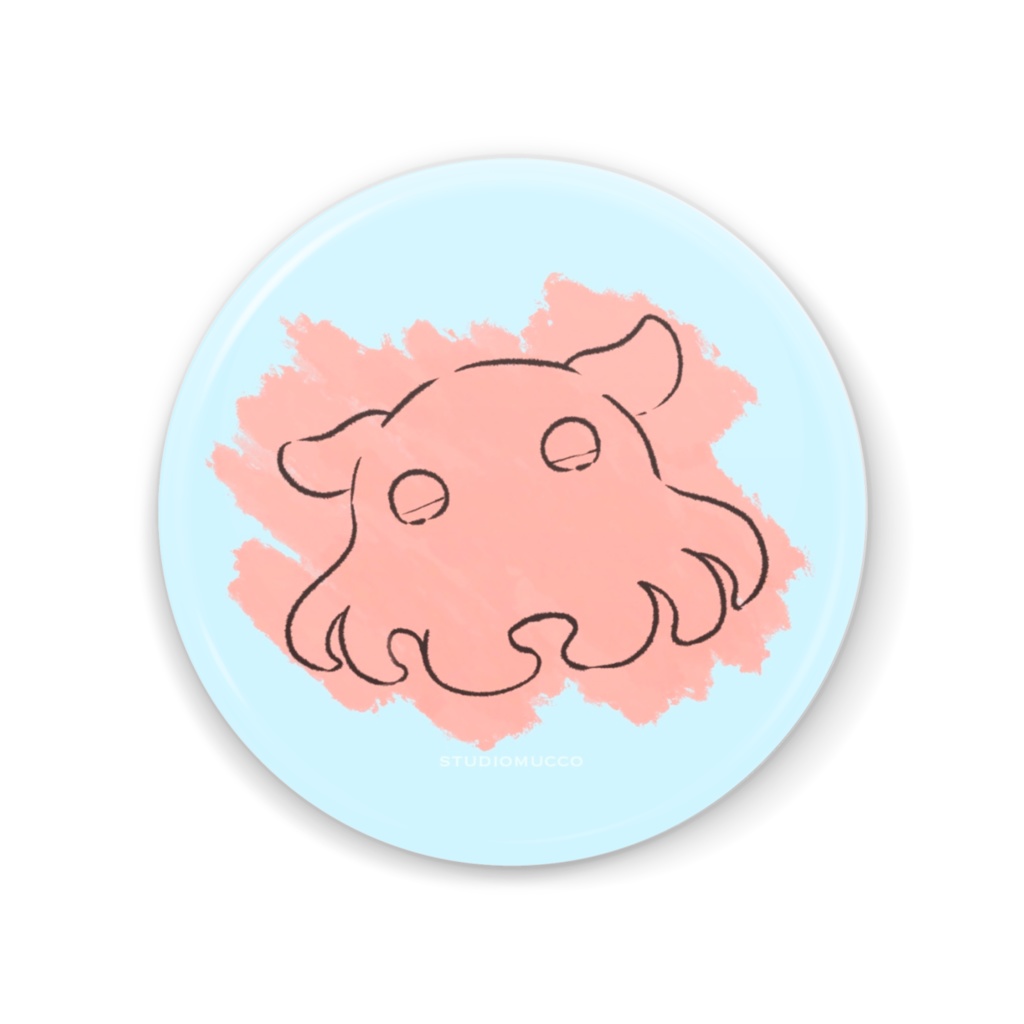 めんだこちゃんの缶ミラー*BLUE*