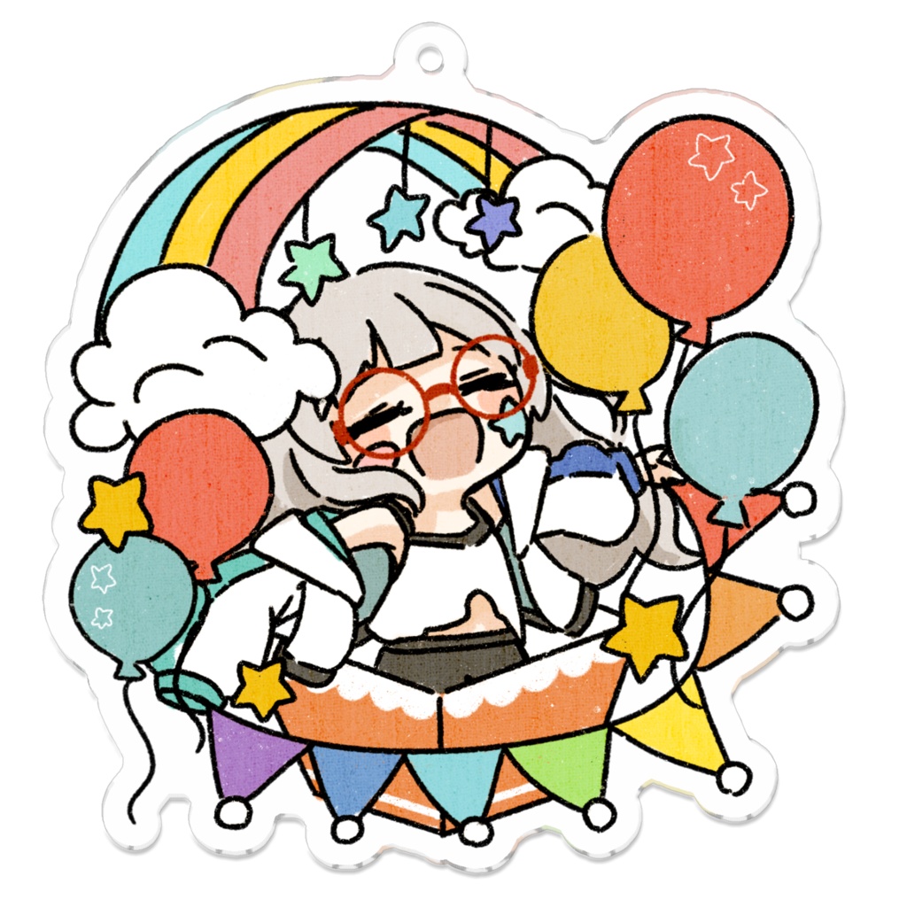 こてとのからふるアクキー!