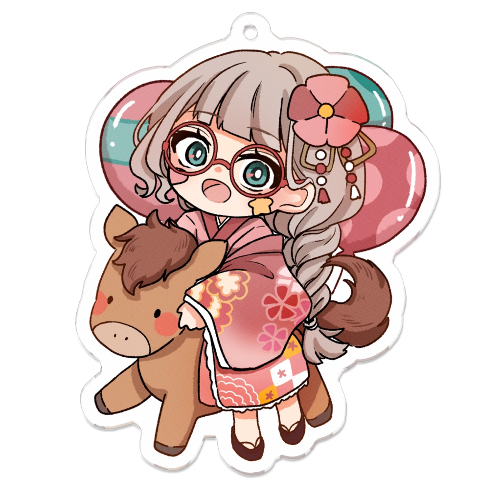 2026!お馬さんといっしょ!こてとアクキー!