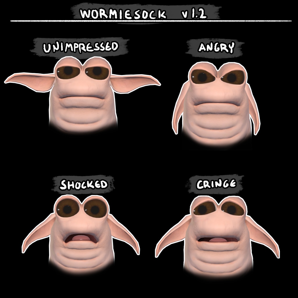 Wormiesock VRChat Avatar