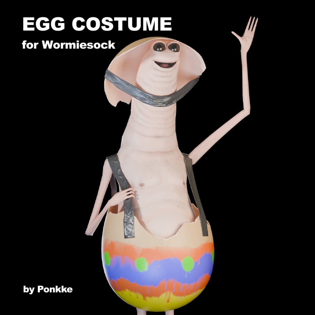 Egg Costume for Wormiesock