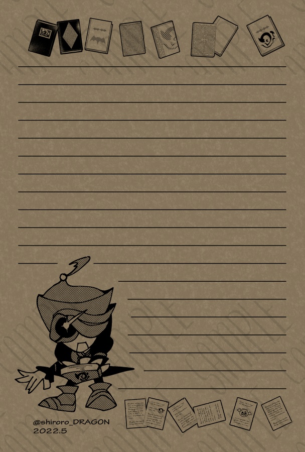 【いにオン】ポストカード&クラフトメモ紙&封筒3点セット【魔界劇団】