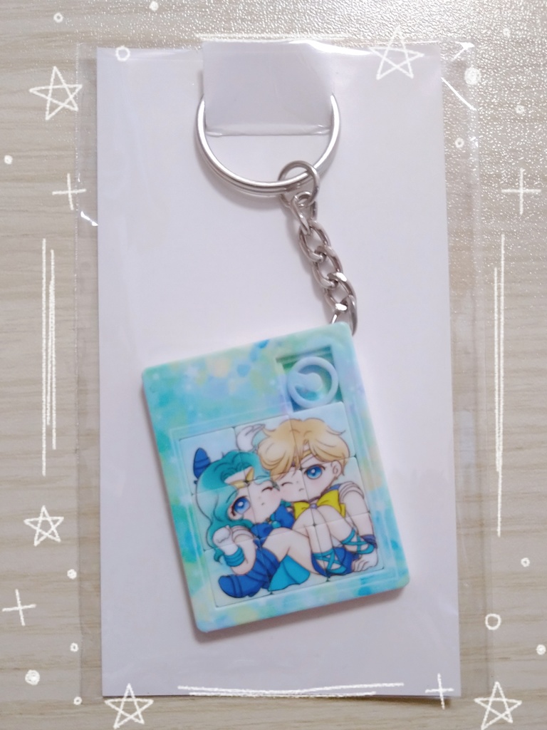 むぎゅむぎゅウラネプ♡スライドパズルキーホルダー