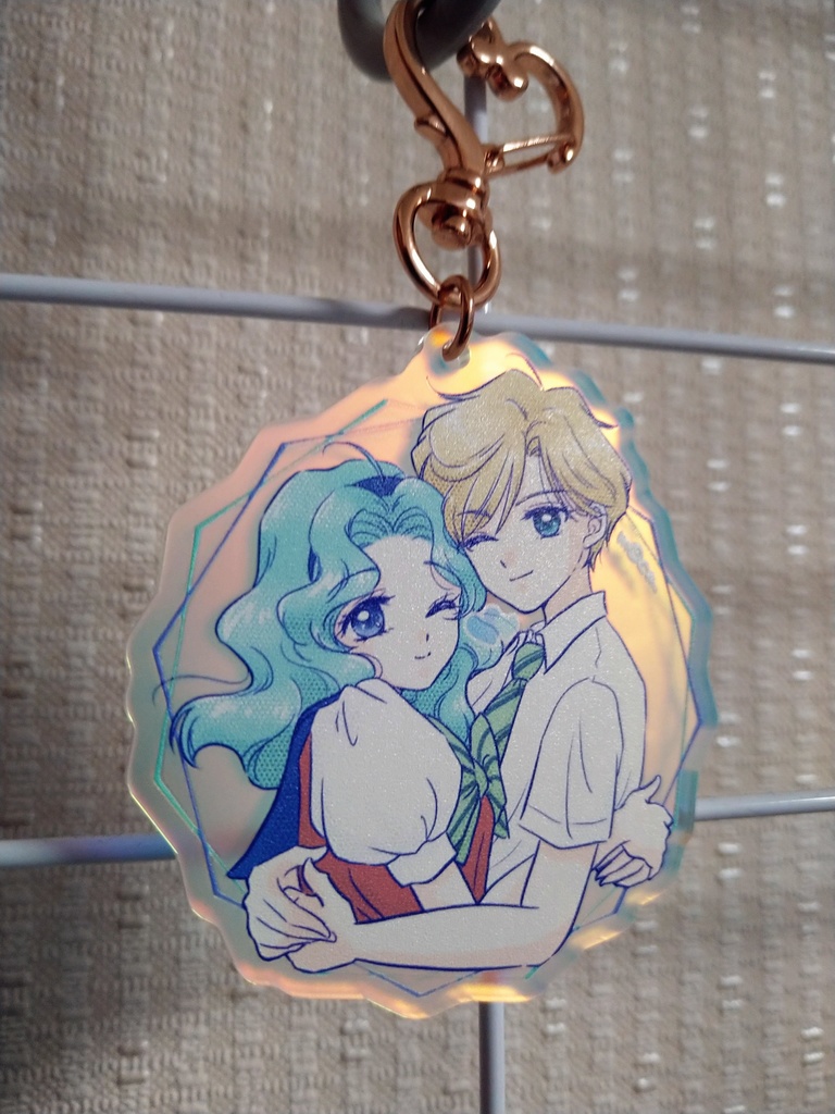 はるみち夏服アクリルキーホルダー+紙コースターセット