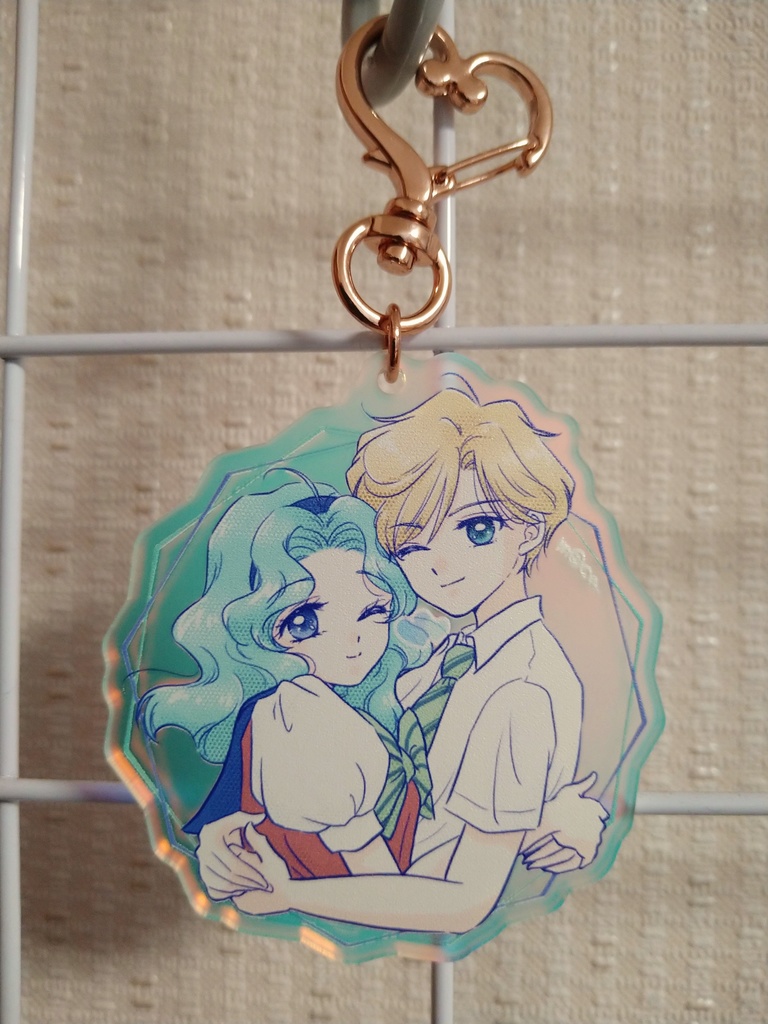 はるみち夏服アクリルキーホルダー+紙コースターセット