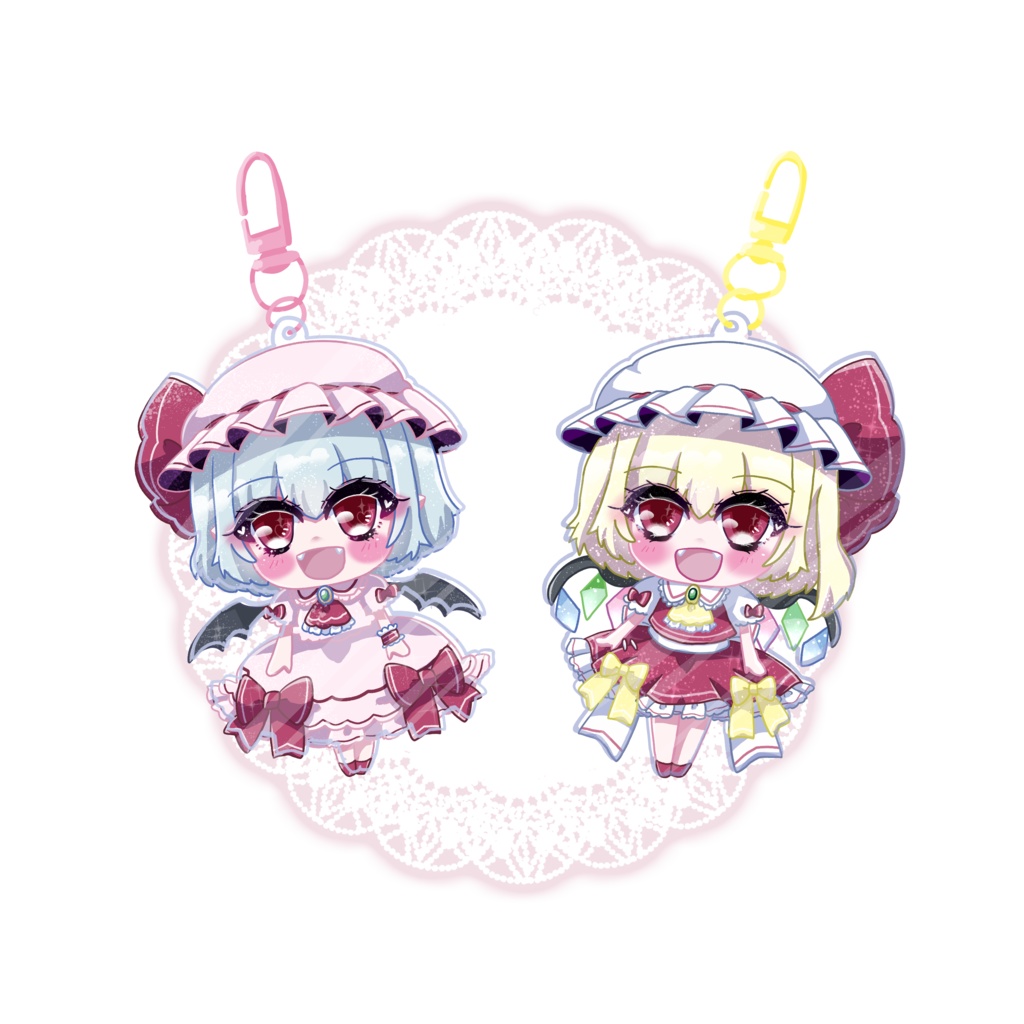 フチなしレミリア・フランアクリルキーホルダー