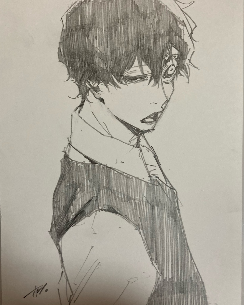 らくがき原画(ポストカード)①