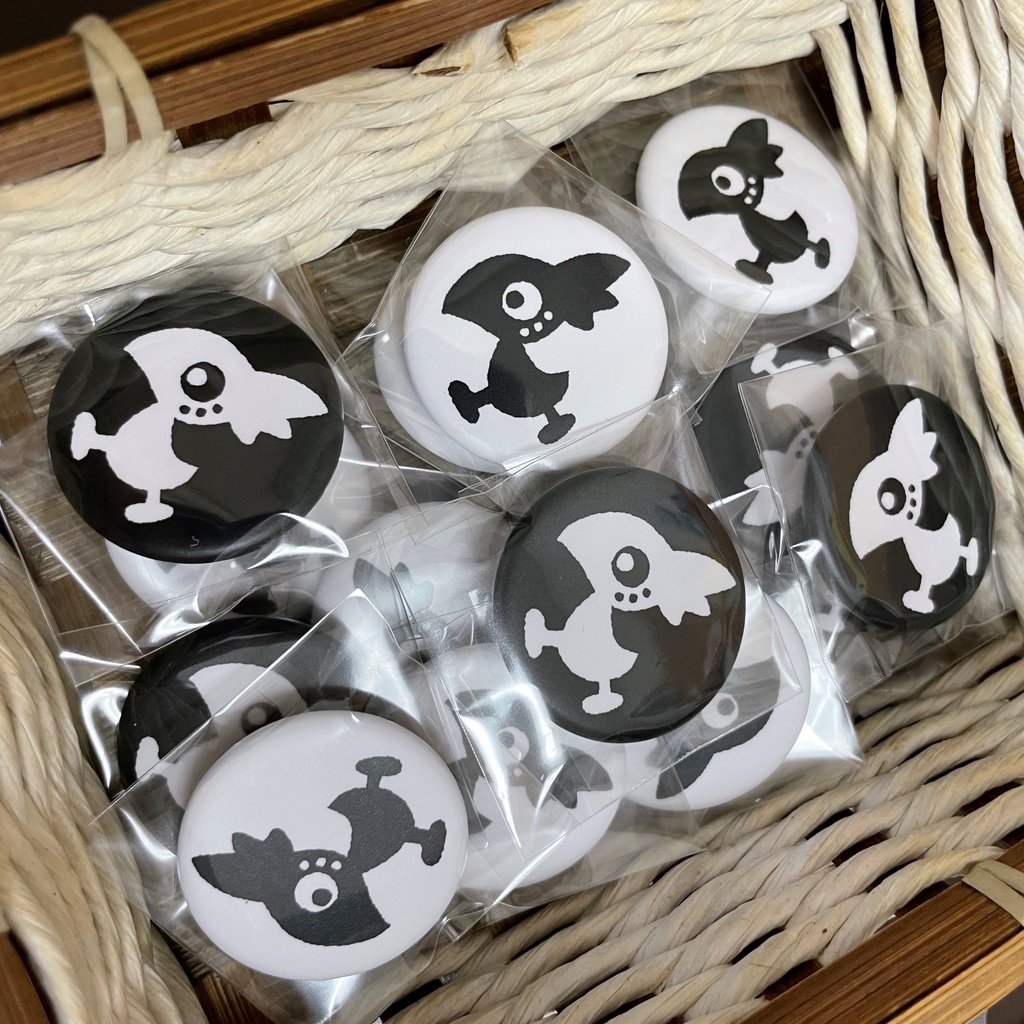 缶バッジ　アイコンリクス