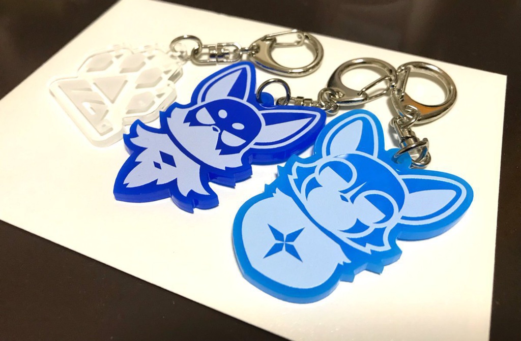うちの子　シルエットアクキー