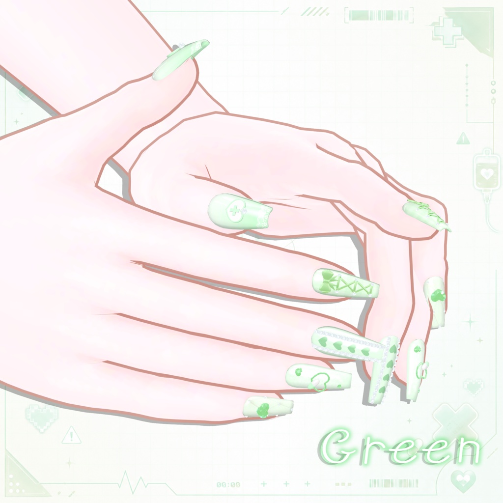 ã11Avatarsã Nurse Heart Nail ðð