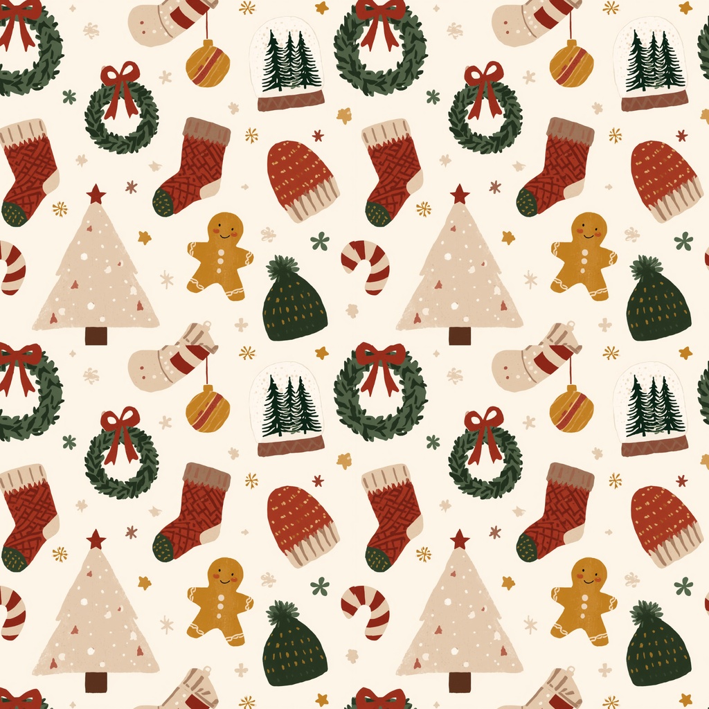 【デジタルペーパー】クリスマス仕様 Christmas digital paper