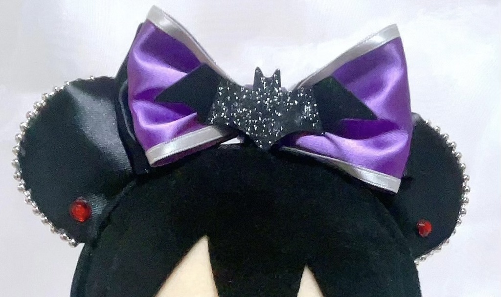 🦇零★UNDEADモチーフヘッドアクセ★16cmぬい用🦇