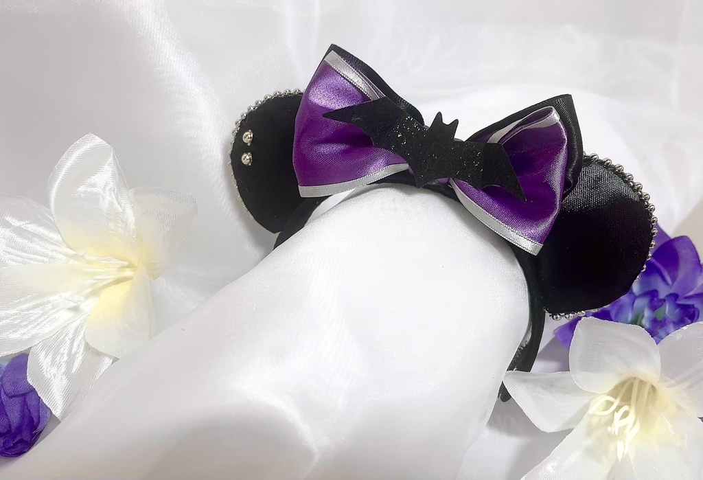 🦇晃牙★UNDEADモチーフヘッドアクセ★16cmぬい用🦇