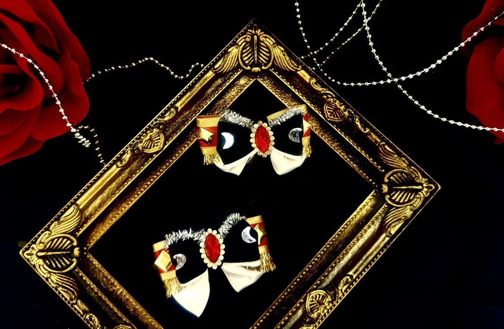 10cmぬい16cmぬい😈朔間零フィーチャー2『ホワイトムーン』モチーフヘアクリップ