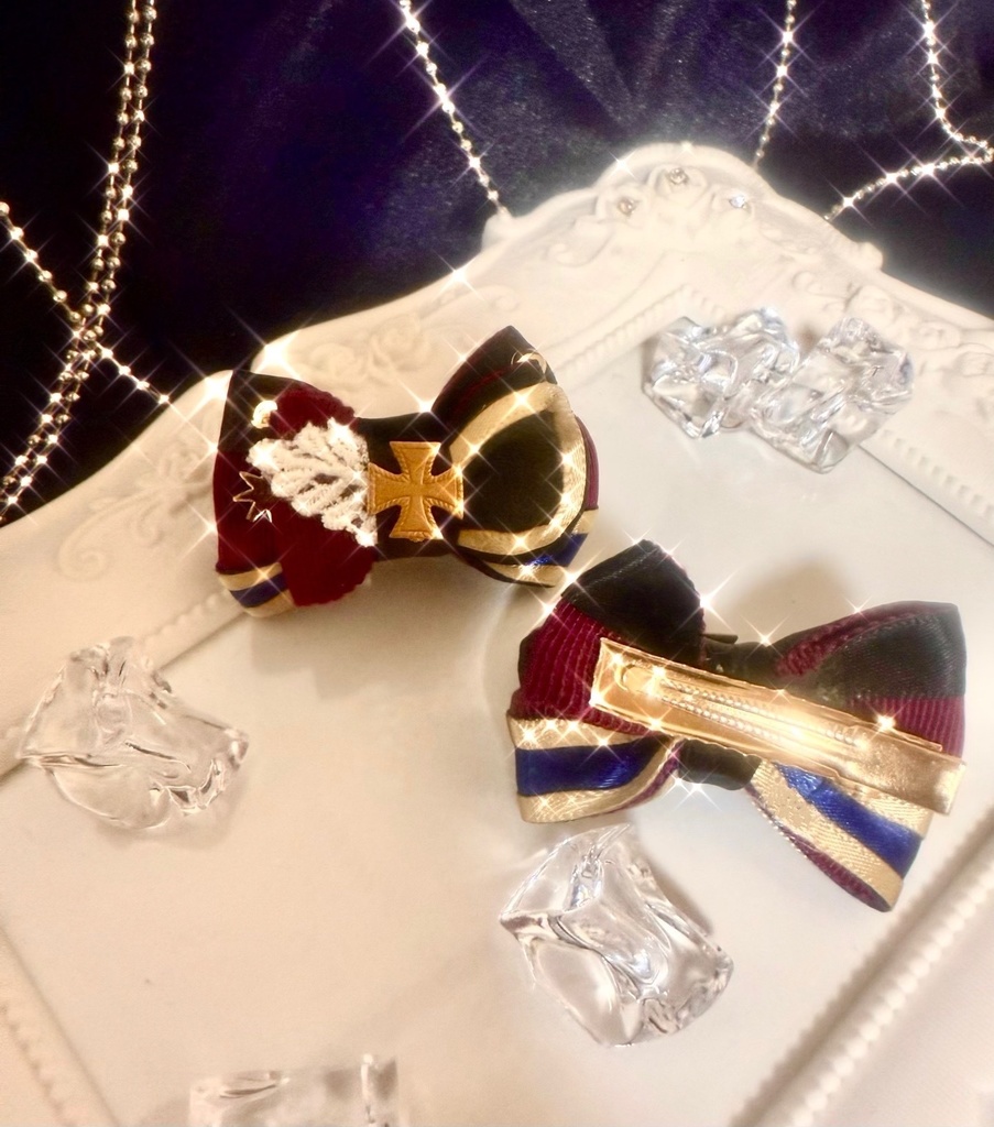 🦊10cmぬい16cmぬい🦇羽風薫フィーチャー衣装『焦がれの章』モチーフヘアクリップ🦊