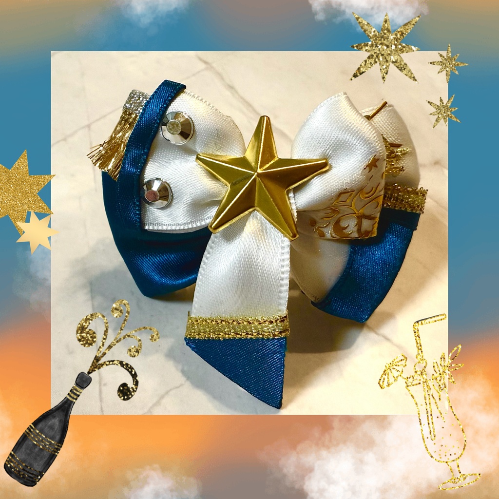 🍳いつぬい16cmぬい🐝あんスタ椎名ニキフィーチャー『クックロマン』モチーフヘアクリップ🍳