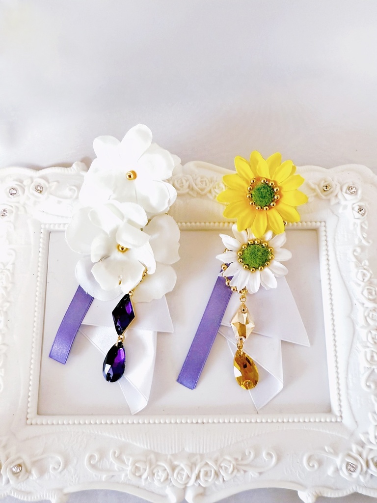 🌼Starry Symphoneyモチーフ🎀フラワーリークリップ🌼