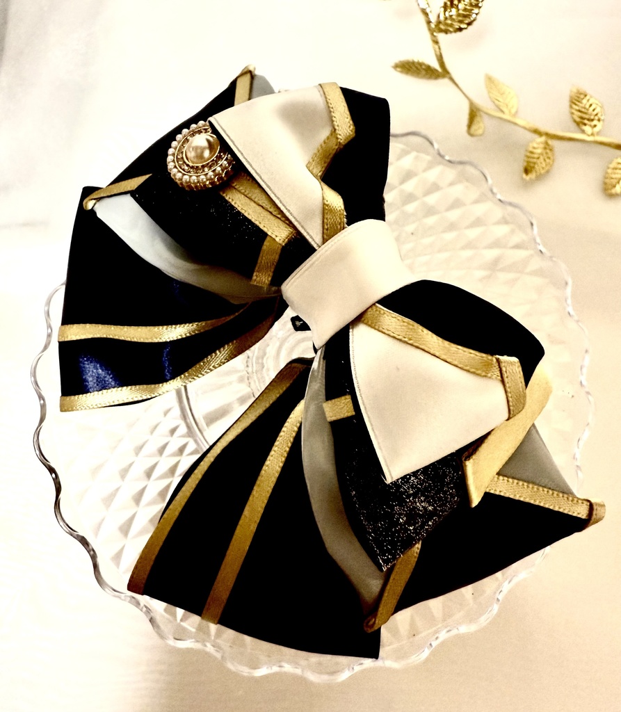 🌸Starry Symphoneyモチーフ🎀”ペンラリボン＊バレッタにもなる” リボンチャーム🌸