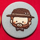 刺繍缶バッジ【マジシャン】